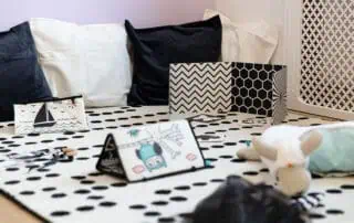black and white baby resources